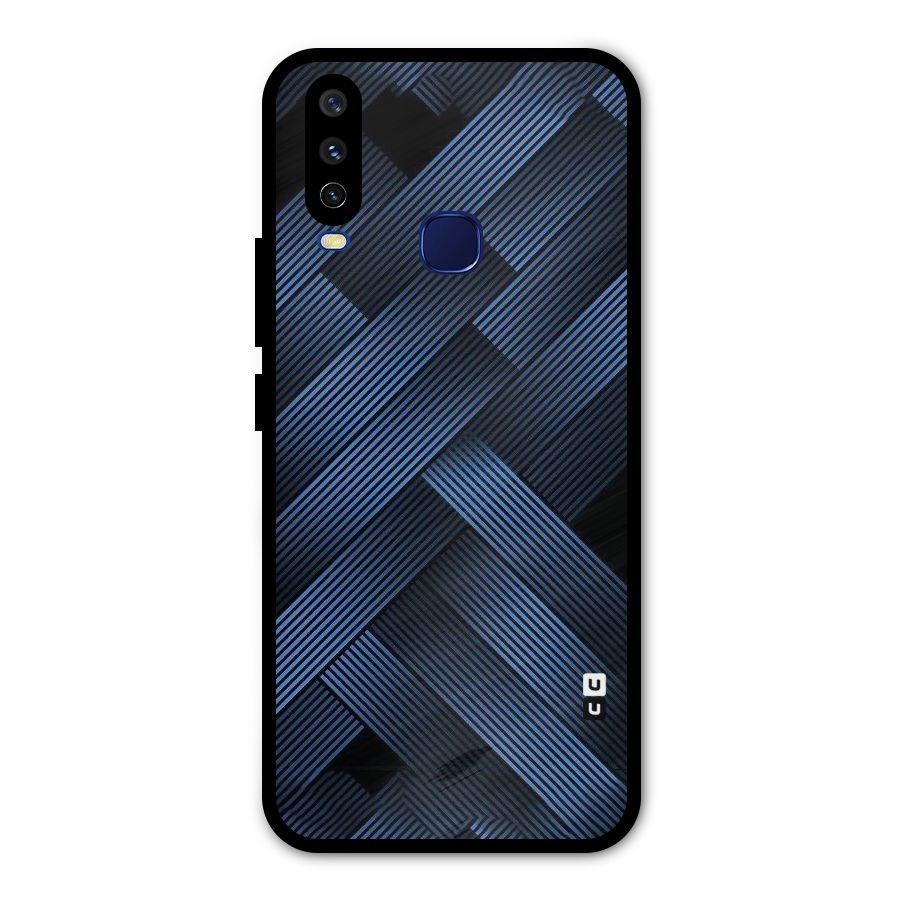 Ribbon Stripes Metal Back Case for Vivo V17