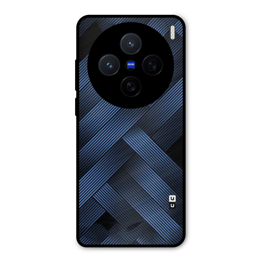 Ribbon Stripes Metal Back Case for Vivo X200