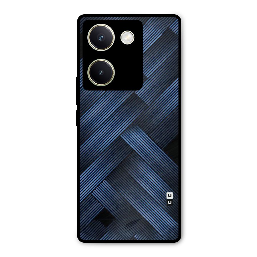 Ribbon Stripes Metal Back Case for Vivo Y200 Pro
