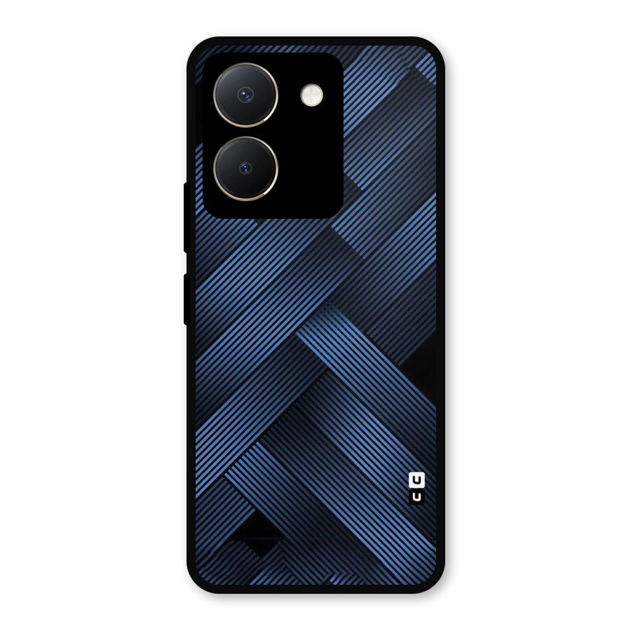 Ribbon Stripes Metal Back Case for Vivo Y36