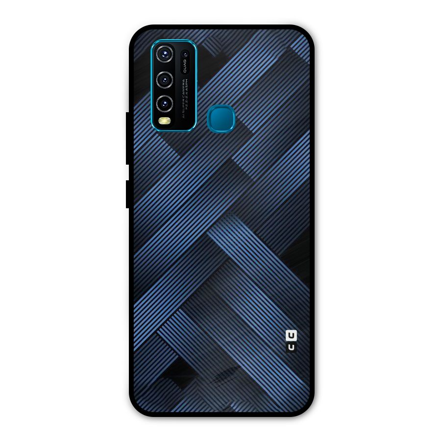 Ribbon Stripes Metal Back Case for Vivo Y50