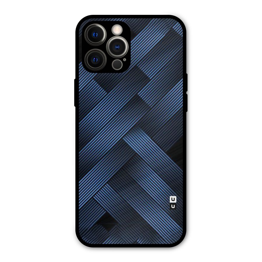 Ribbon Stripes Metal Back Case for iPhone 12 Pro Max