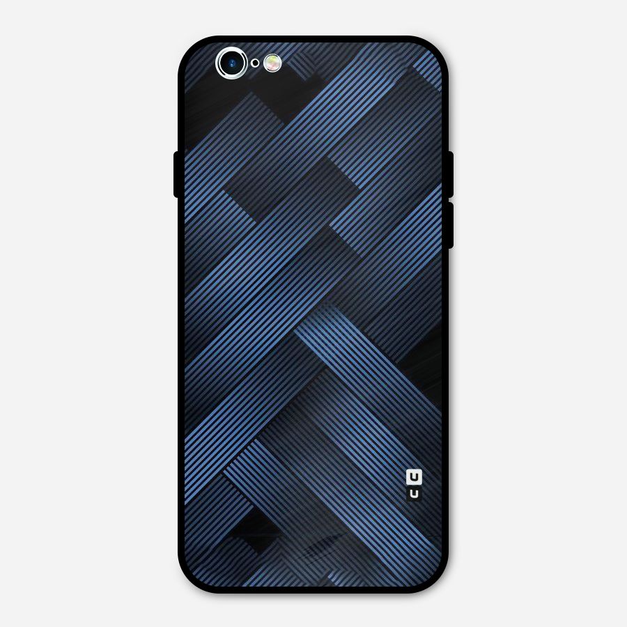 Ribbon Stripes Metal Back Case for iPhone 6 6s