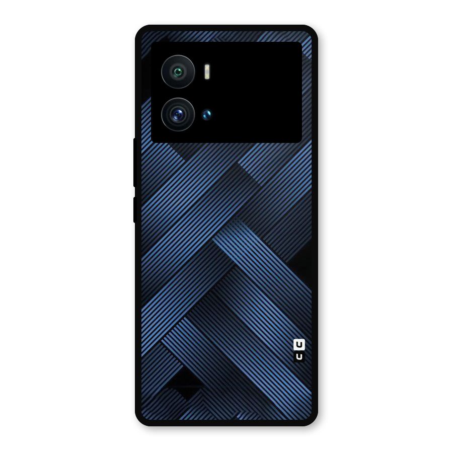 Ribbon Stripes Metal Back Case for iQOO 9 Pro