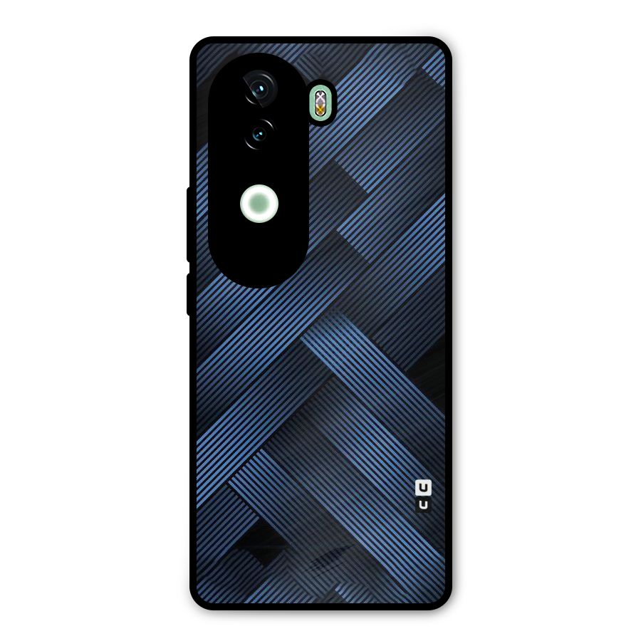 Ribbon Stripes Metal Back Case for iQOO Z9s