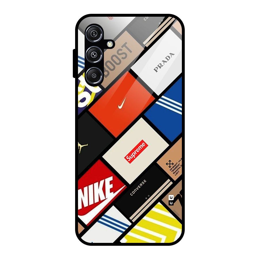 Rich Boxes Glass Back Case for Galaxy M34 5G