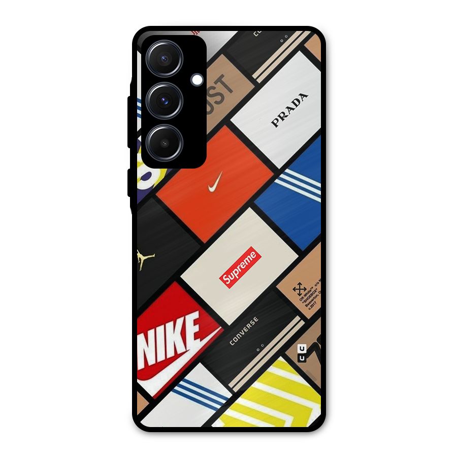 Rich Boxes Metal Back Case for Galaxy A55