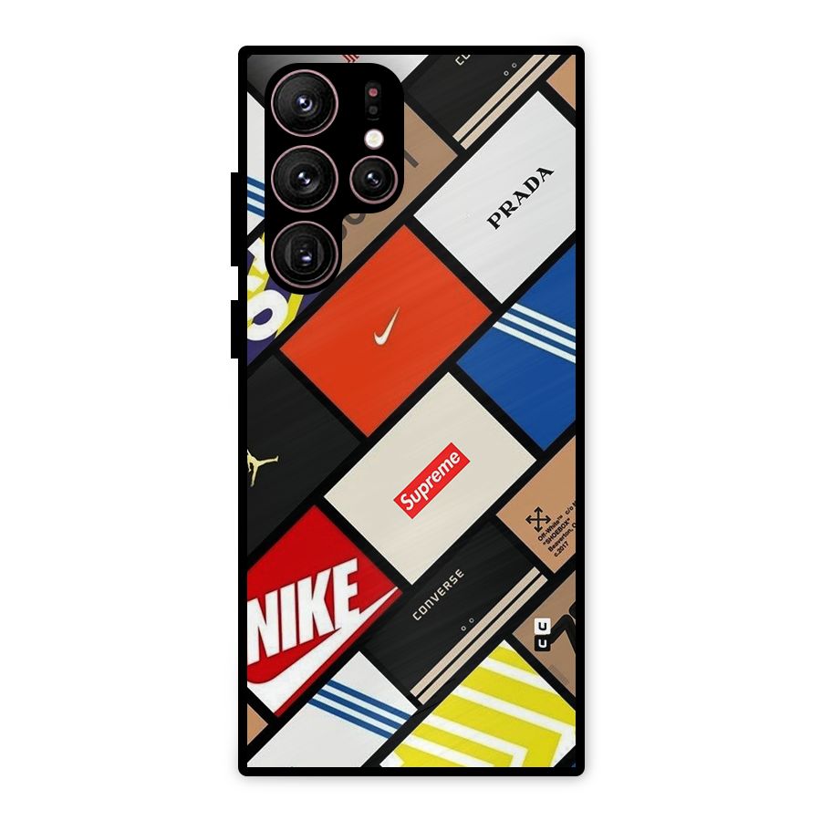 Rich Boxes Metal Back Case for Galaxy S22 Ultra 5G