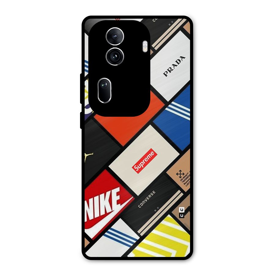 Rich Boxes Metal Back Case for Oppo Reno11 Pro 5G