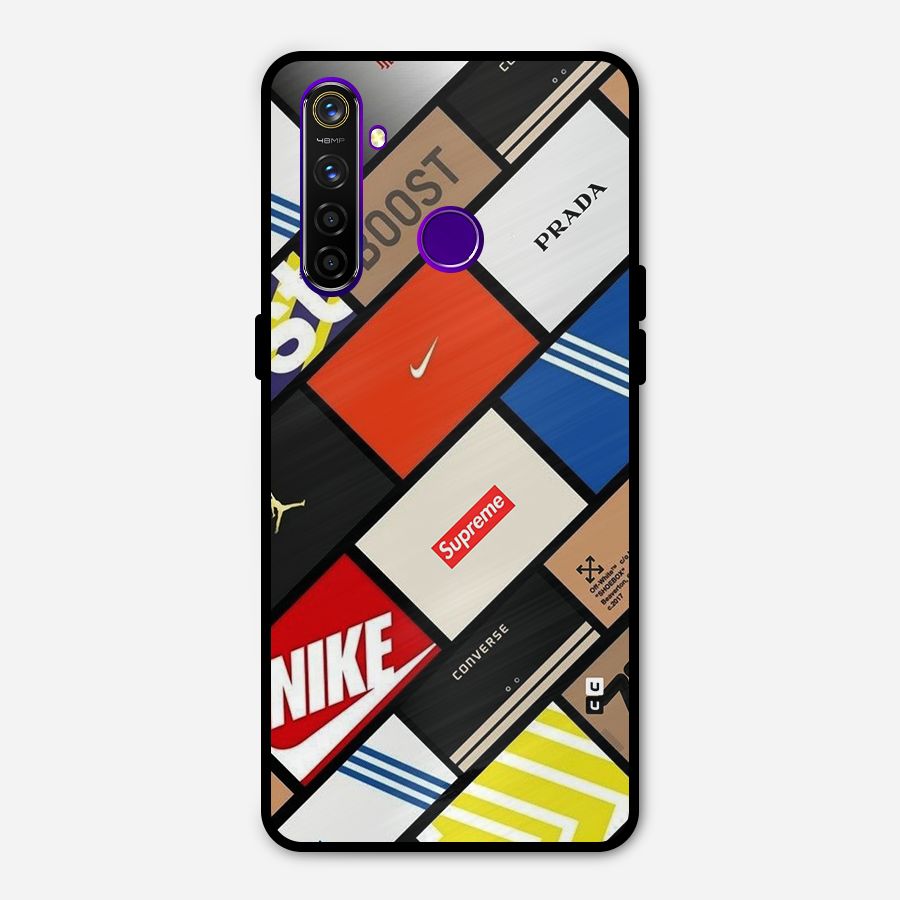 Rich Boxes Metal Back Case for Realme 5 Pro