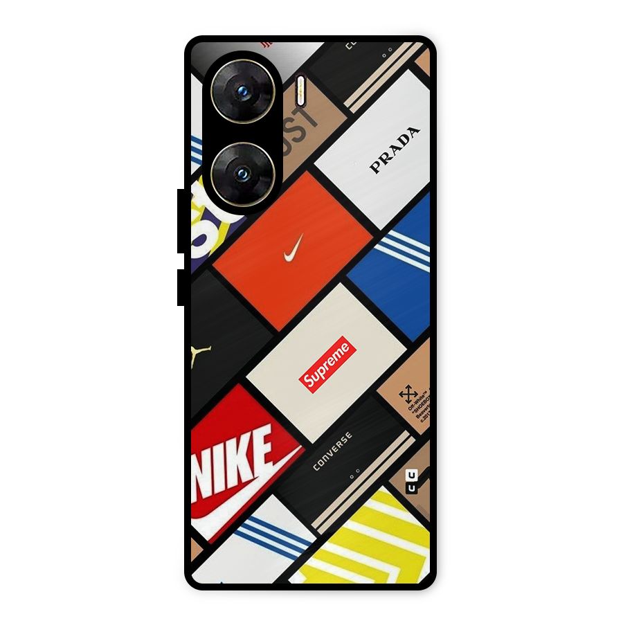 Rich Boxes Metal Back Case for Vivo V29e