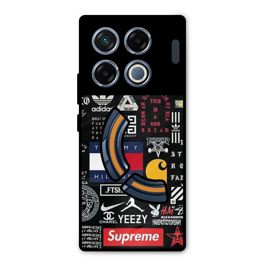 Rich Class Metal Back Case for Infinix GT 20 Pro