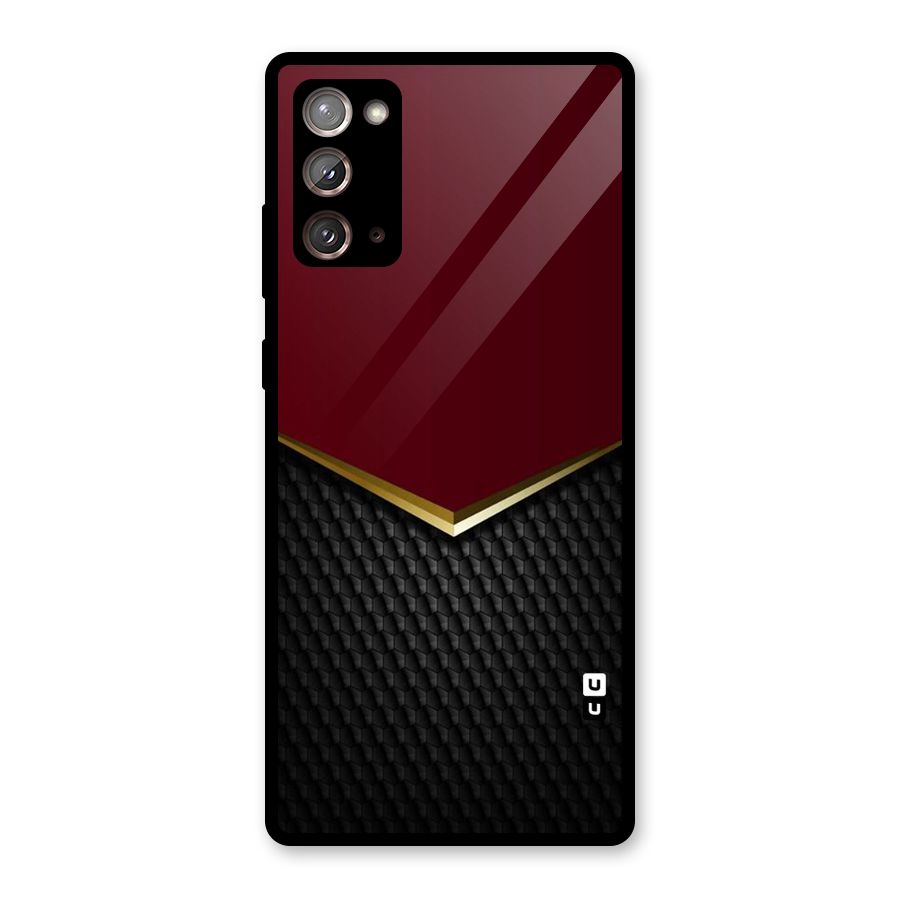 Rich Design Glass Back Case for Galaxy Note 20