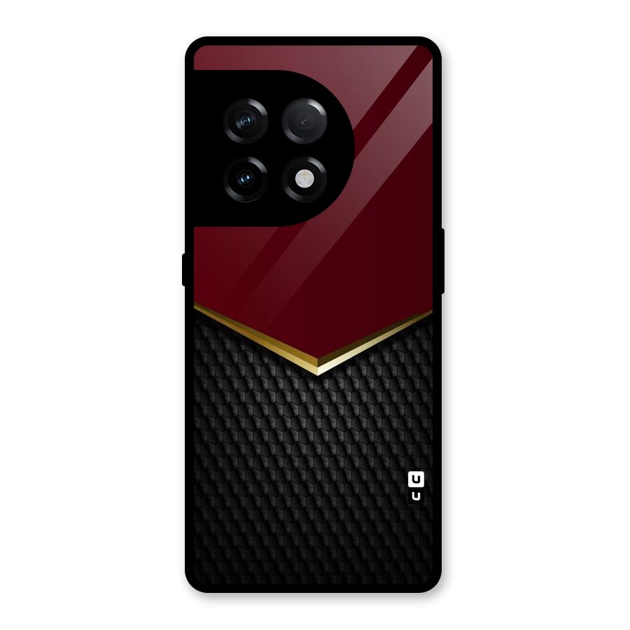 Rich Design Glass Back Case for OnePlus 11R