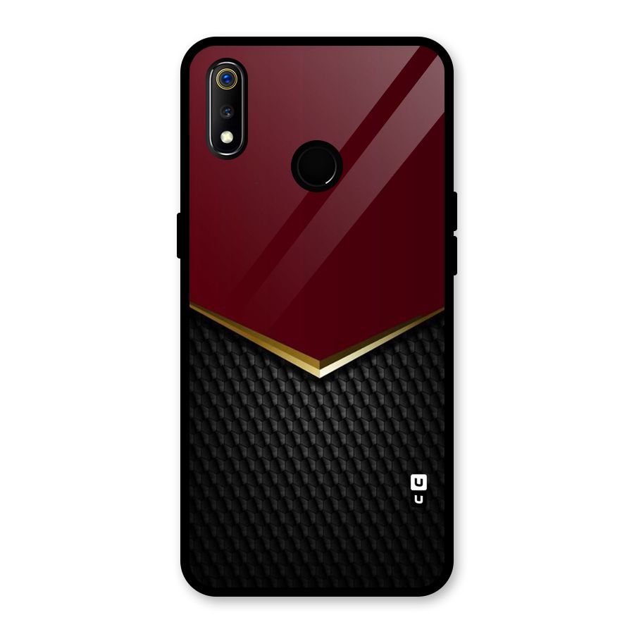 Rich Design Glass Back Case for Realme 3i