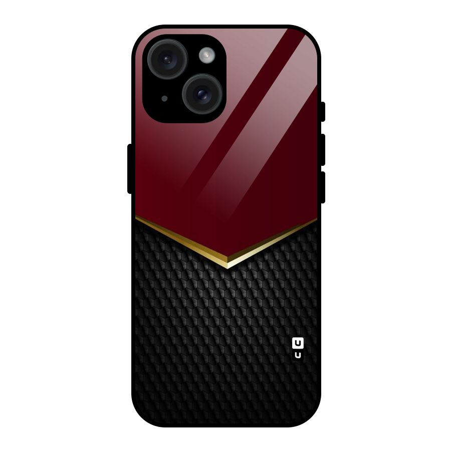 Rich Design Glass Back Case for iPhone 15