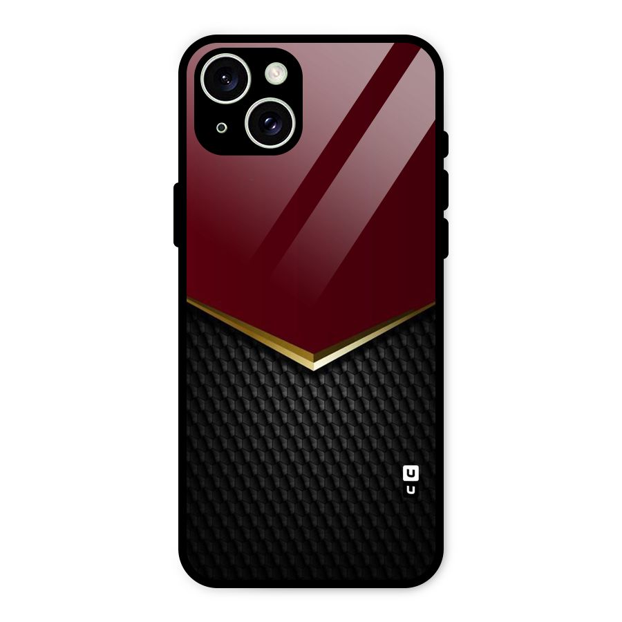 Rich Design Glass Back Case for iPhone 15 Plus