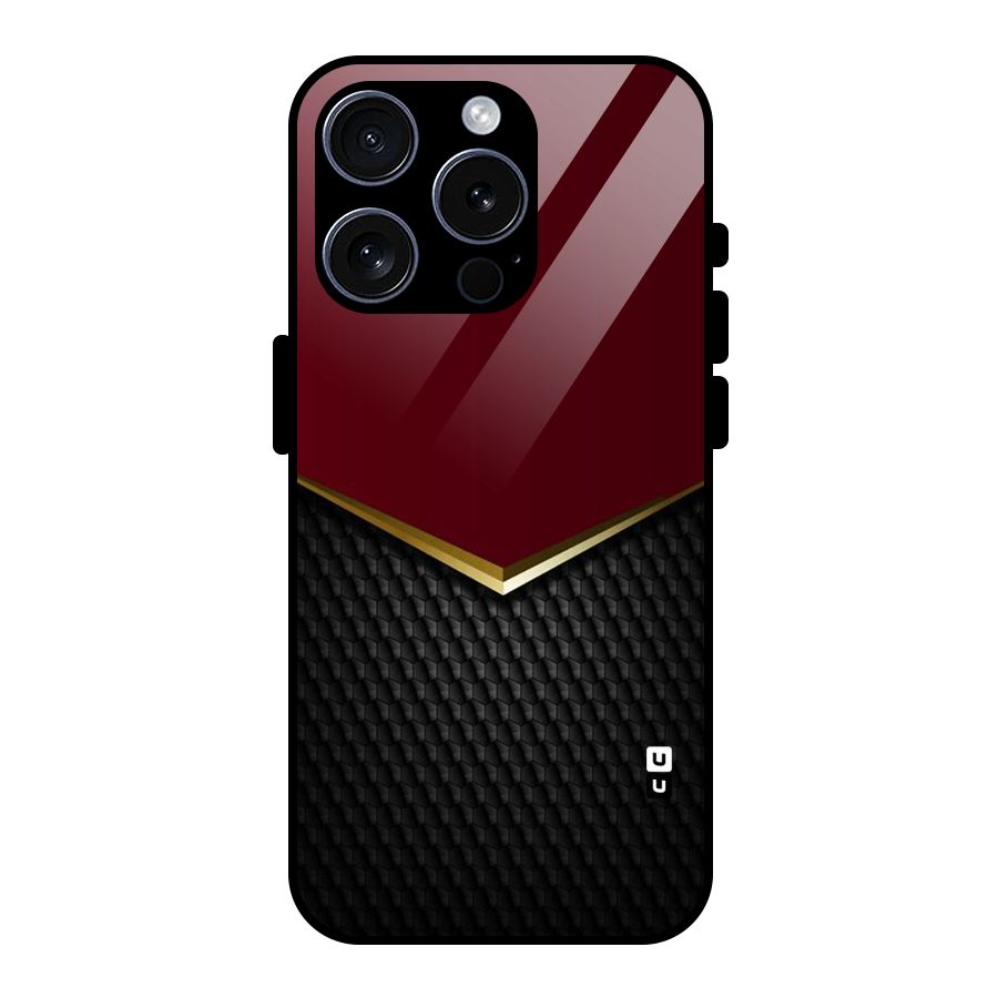 Rich Design Glass Back Case for iPhone 15 Pro