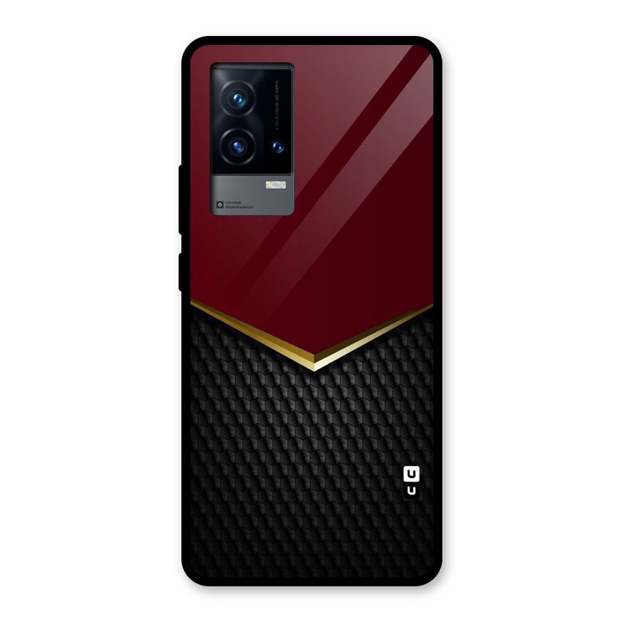 Rich Design Glass Back Case for iQOO 9 5G