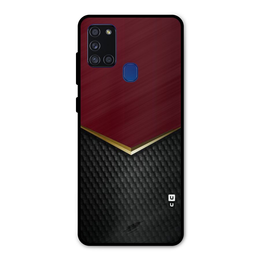 Rich Design Metal Back Case for Galaxy A21s