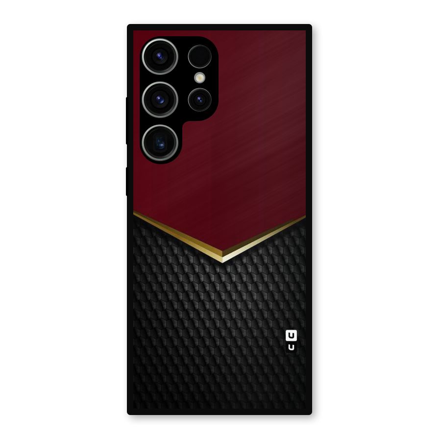 Rich Design Metal Back Case for Galaxy S23 Ultra