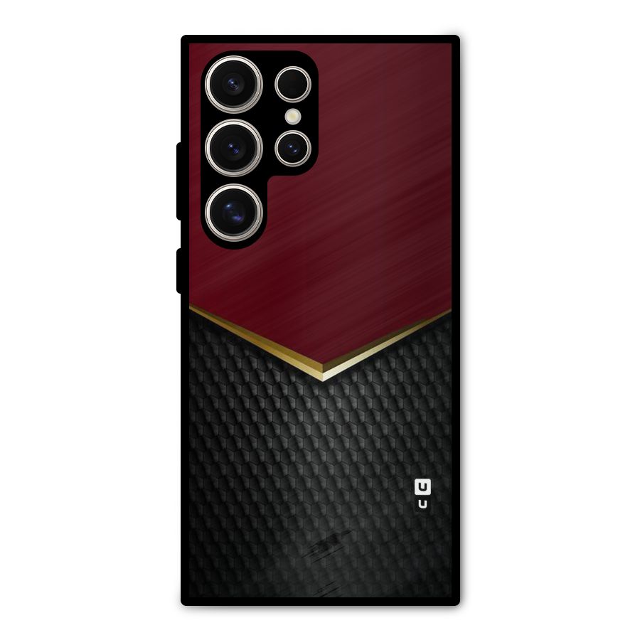 Rich Design Metal Back Case for Galaxy S24 Ultra