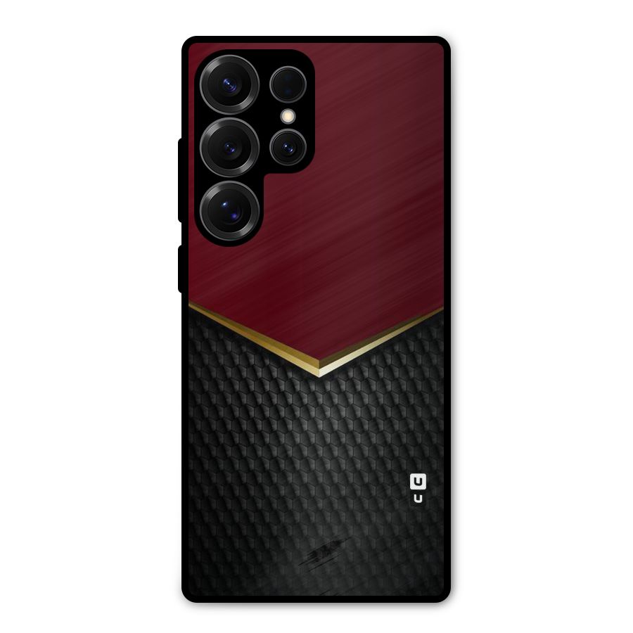 Rich Design Metal Back Case for Galaxy S25 Ultra