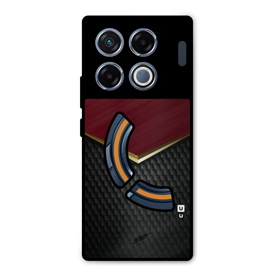 Rich Design Metal Back Case for Infinix GT 20 Pro