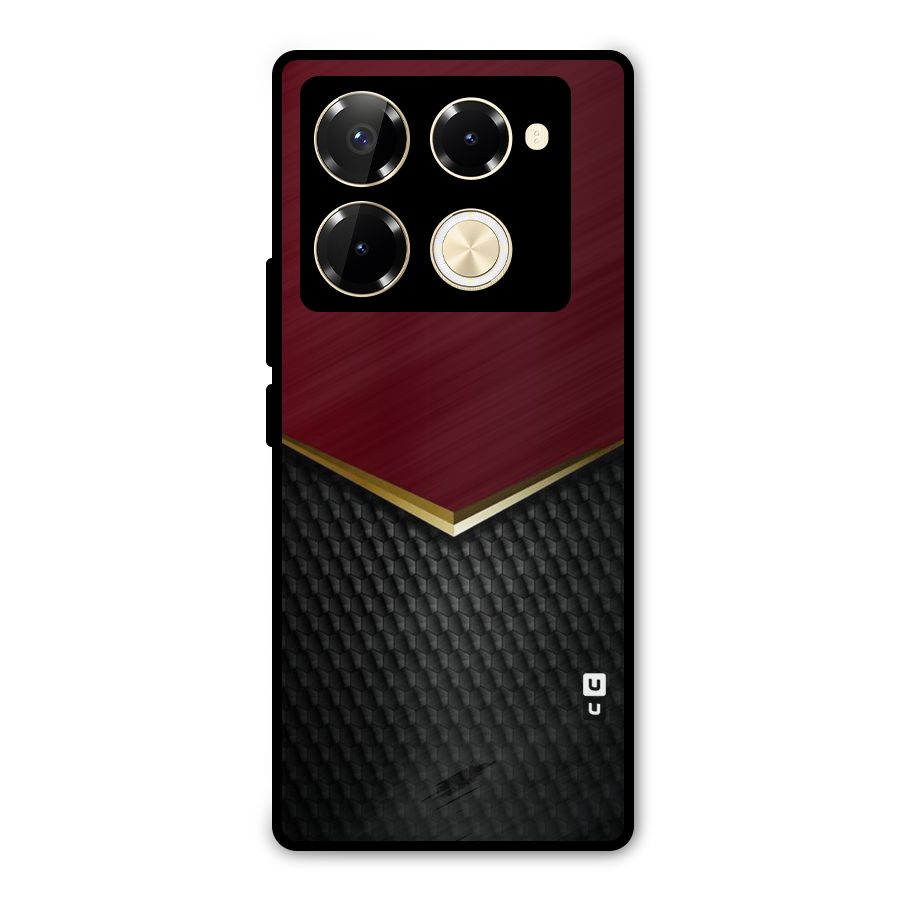 Rich Design Metal Back Case for Infinix Note 40 Pro Plus