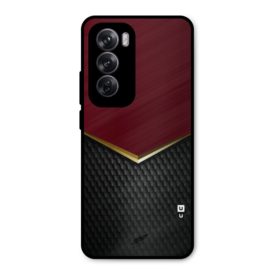 Rich Design Metal Back Case for Oppo Reno12 Pro