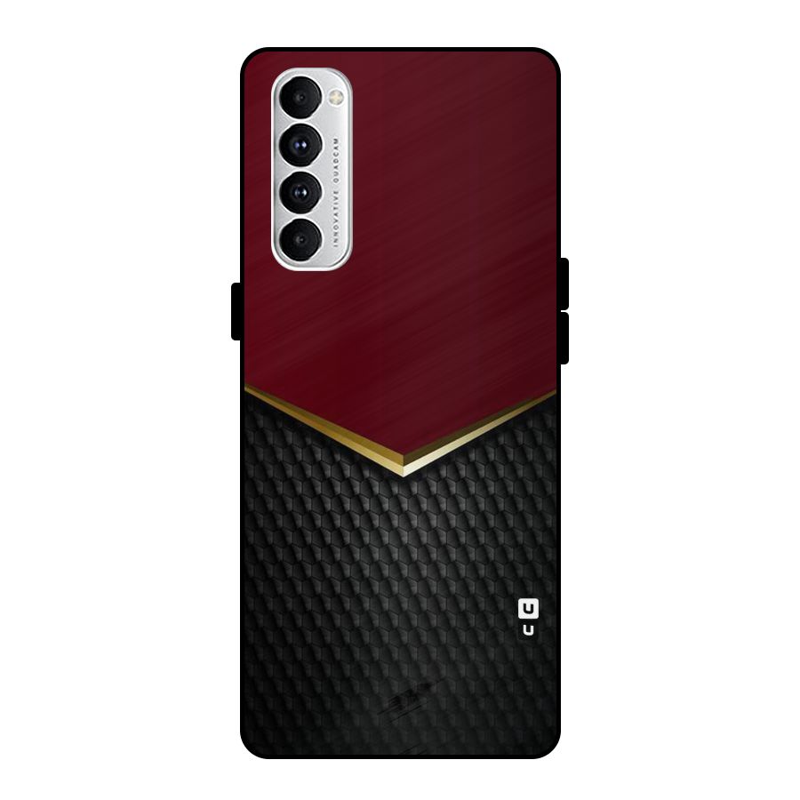 Rich Design Metal Back Case for Oppo Reno4 Pro