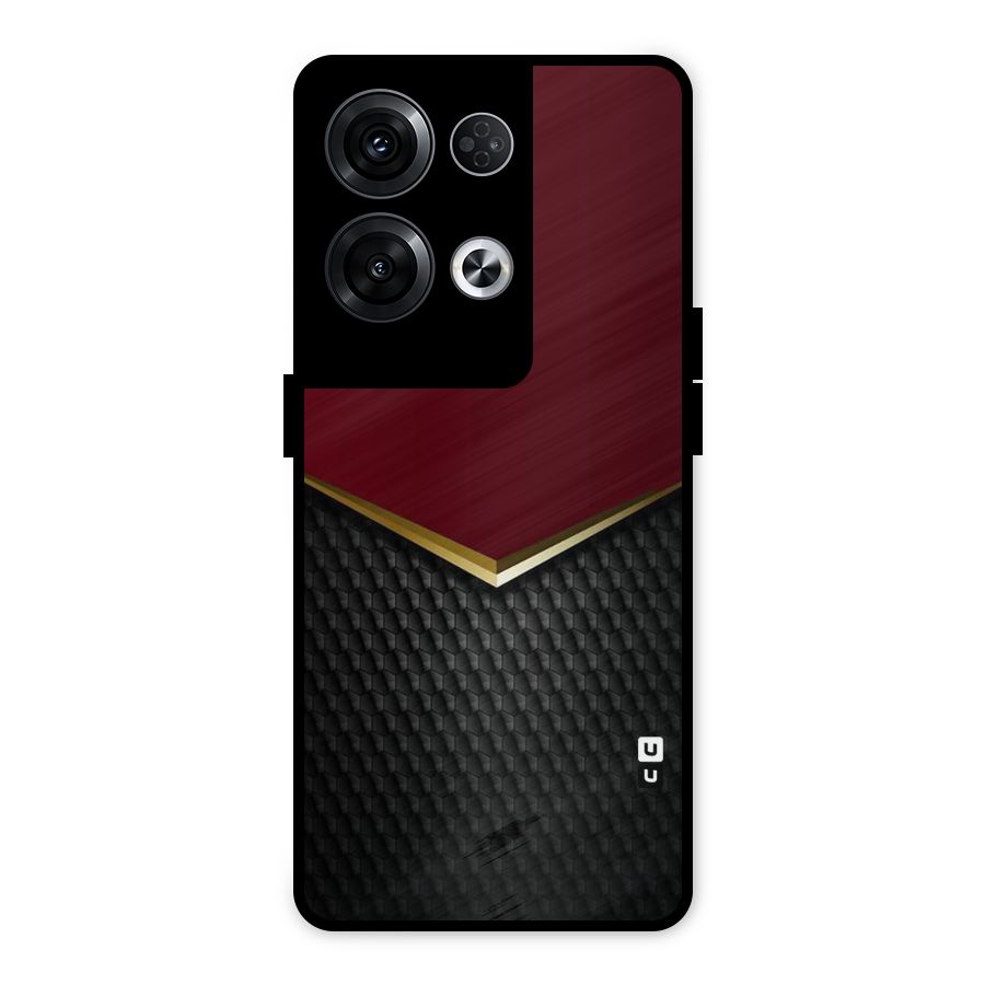 Rich Design Metal Back Case for Oppo Reno8 Pro 5G