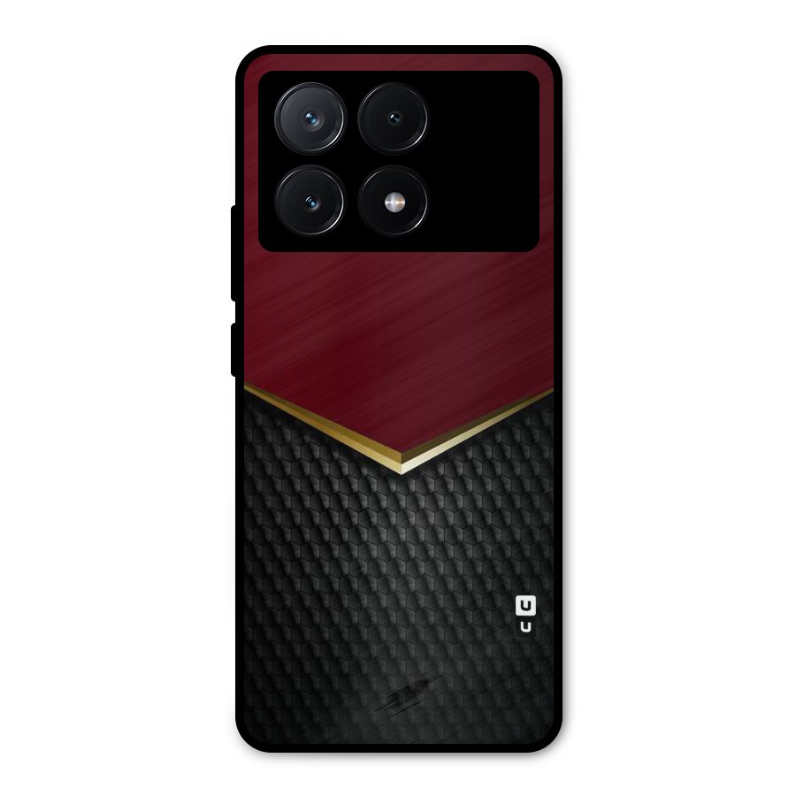 Rich Design Metal Back Case for Poco X6 Pro