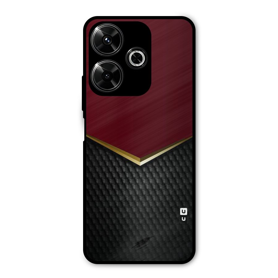 Rich Design Metal Back Case for Redmi 13 5G
