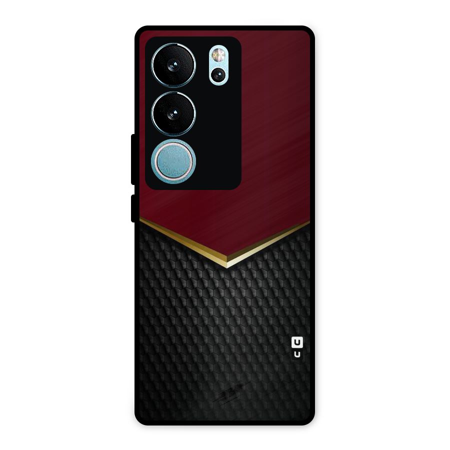 Rich Design Metal Back Case for Vivo V29 Pro