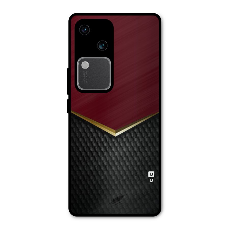 Rich Design Metal Back Case for Vivo V30 Pro