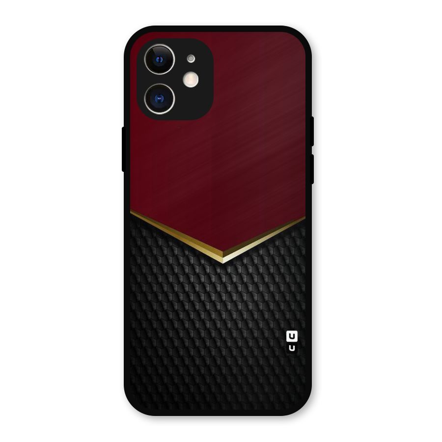 Rich Design Metal Back Case for iPhone 12