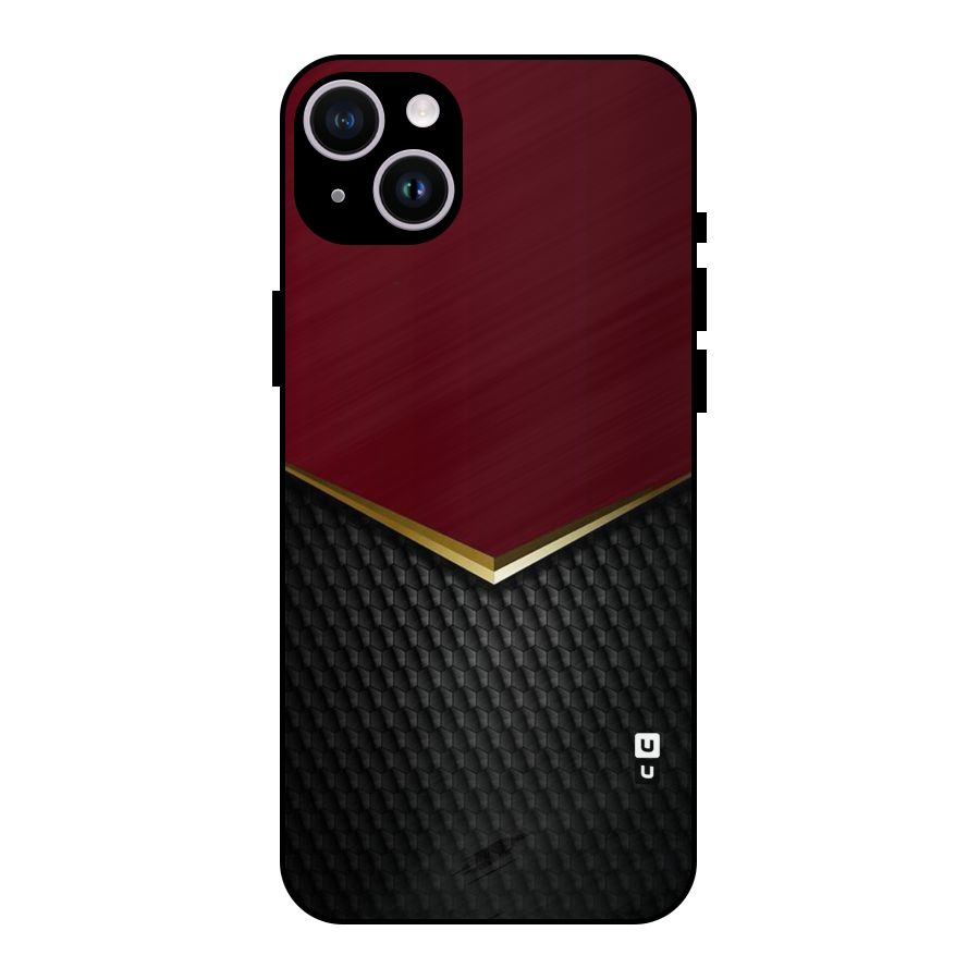 Rich Design Metal Back Case for iPhone 14 Plus