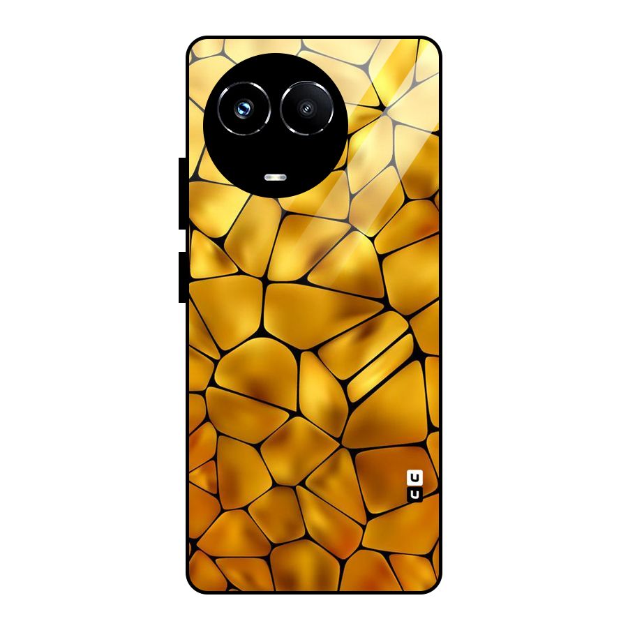 Rich Rocks Glass Back Case for Realme 11X