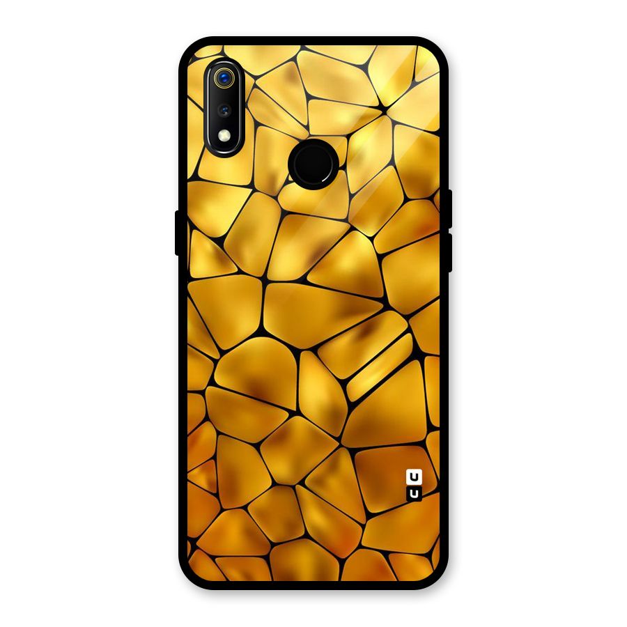 Rich Rocks Glass Back Case for Realme 3i