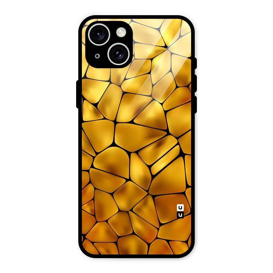 Rich Rocks Glass Back Case for iPhone 15 Plus