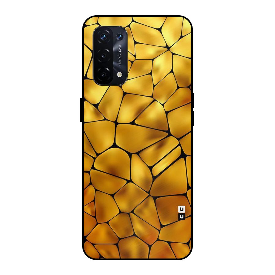 Rich Rocks Metal Back Case for Oppo A74 5G
