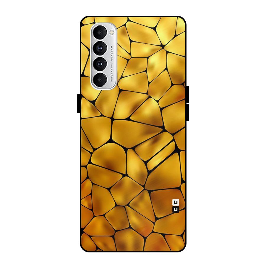 Rich Rocks Metal Back Case for Oppo Reno4 Pro