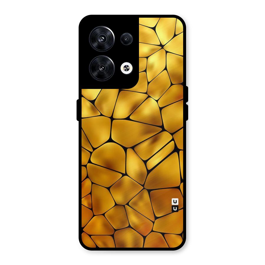Rich Rocks Metal Back Case for Oppo Reno8 5G