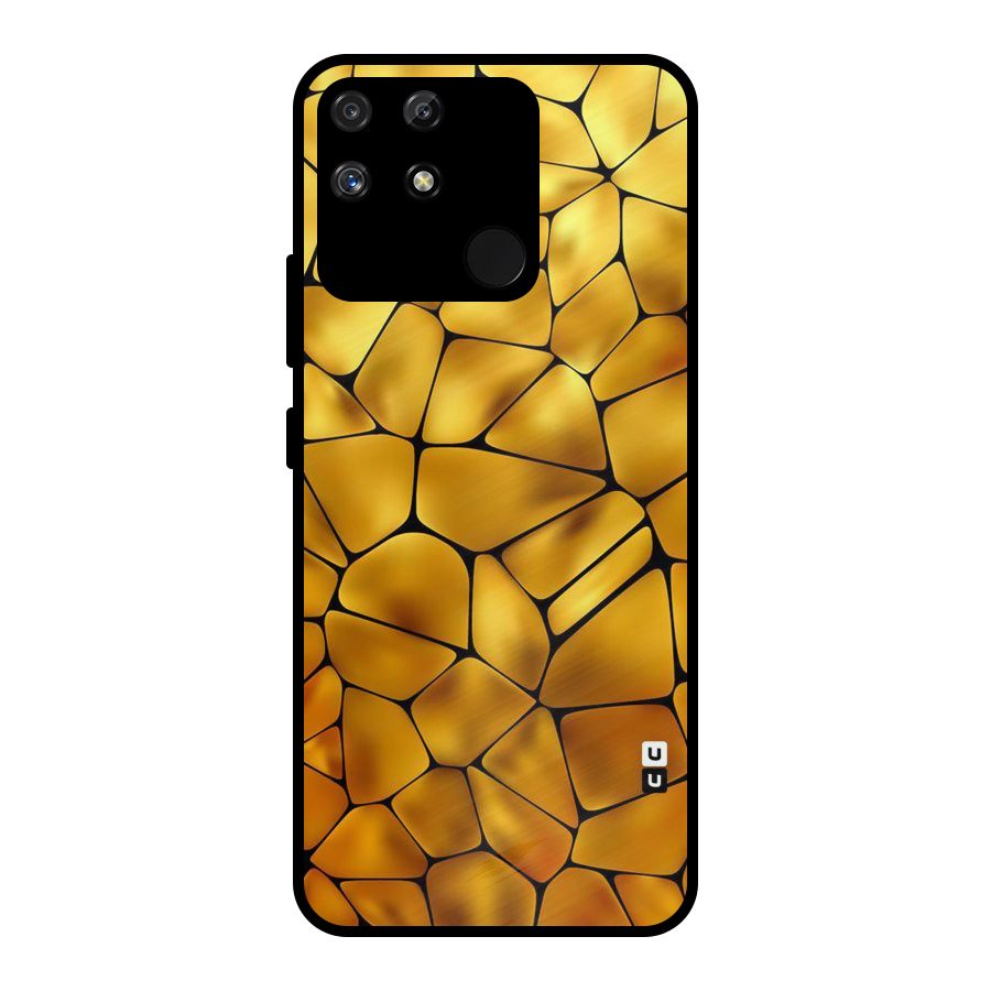 Rich Rocks Metal Back Case for Realme Narzo 50A