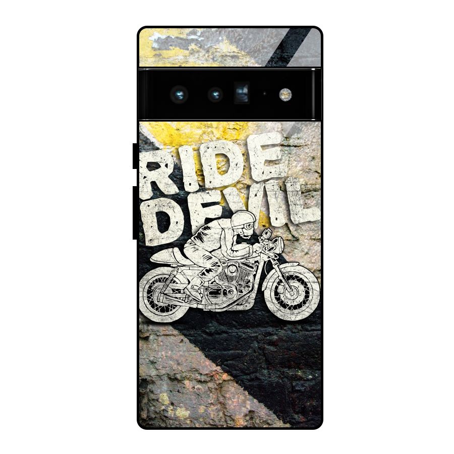 Ride Devil Glass Back Case for Google Pixel 6 Pro