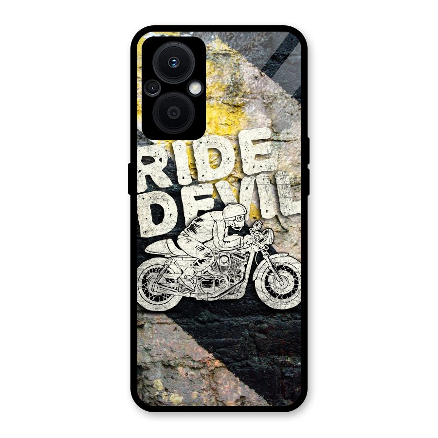 Ride Devil Glass Back Case for Oppo F21s Pro 5G