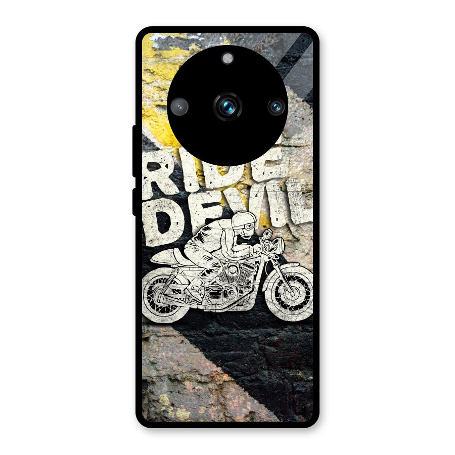 Ride Devil Glass Back Case for Realme 11 Pro Plus