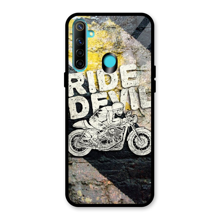 Ride Devil Glass Back Case for Realme Narzo 10
