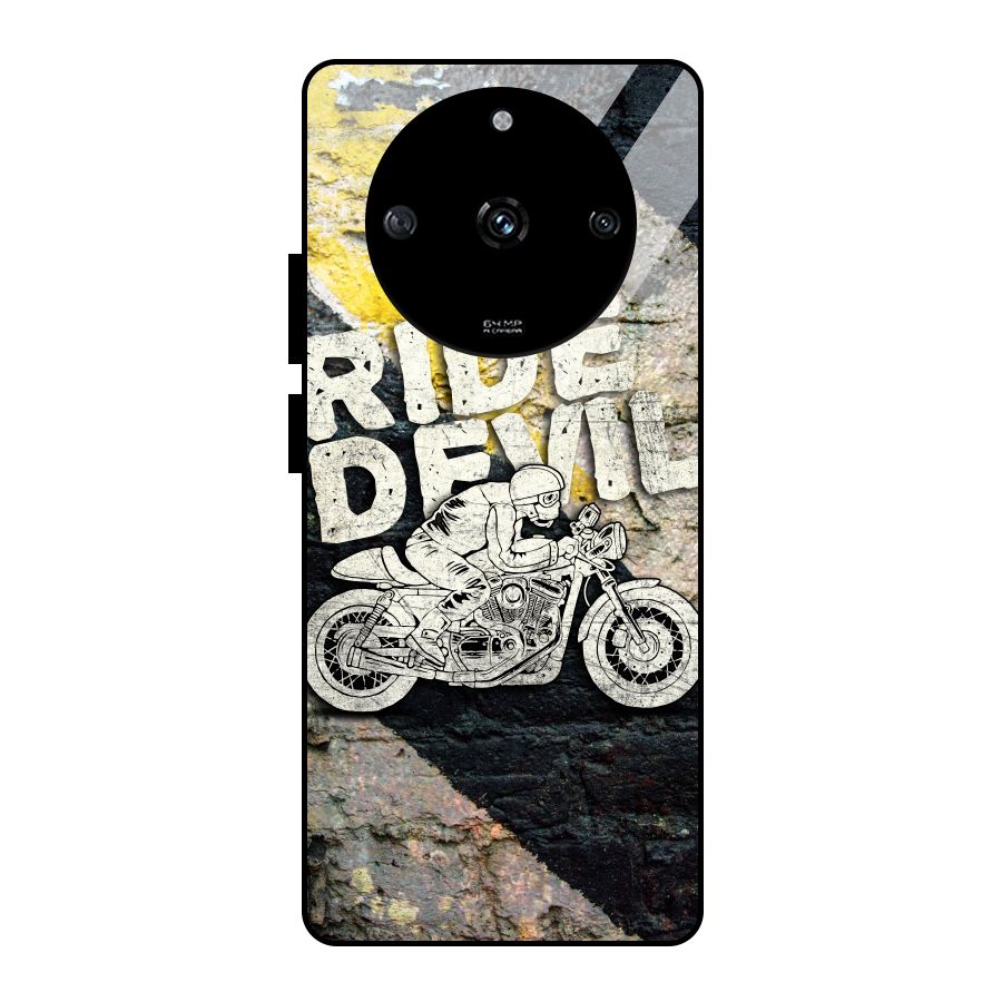 Ride Devil Glass Back Case for Realme Narzo 60 5G